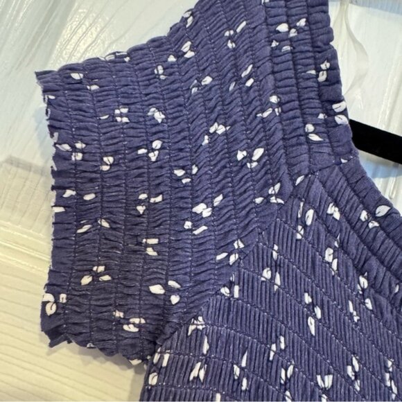 Isabel Maternity off The Shoulder Smocked Maxi Dress M NWT - Picture 7 of 8